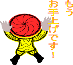 Conspicuous semitransparent man sticker #11382252