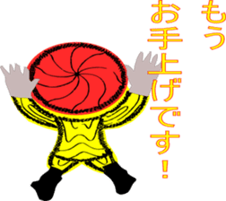 Conspicuous semitransparent man sticker #11382252