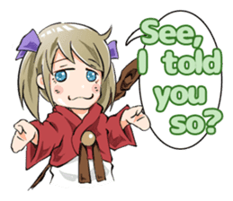 Online! Hizumi-chan Lv.1+e sticker #11382975