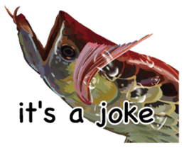 Arowana English version sticker #11383442