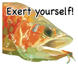 Arowana English version sticker #11383444