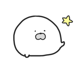 YURU SEAL BABY  MARU sticker #11383626