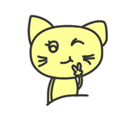 Lovely Cat Hanako sticker #11383757