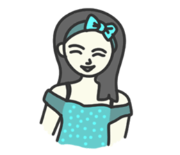 Lovely Cat Hanako sticker #11383776