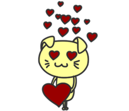 Lovely Cat Hanako sticker #11383783