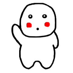 Simple sticker of the Masyumaru-kun