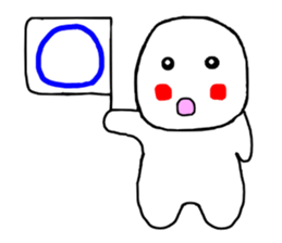 Simple sticker of the Masyumaru-kun sticker #11383906