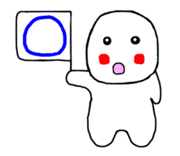Simple sticker of the Masyumaru-kun sticker #11383906