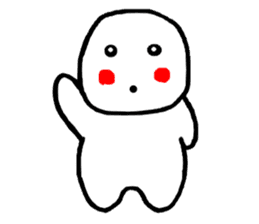 Simple sticker of the Masyumaru-kun sticker #11383908