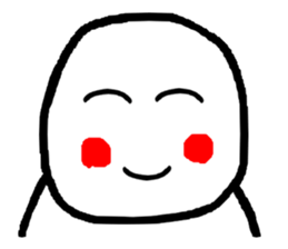 Simple sticker of the Masyumaru-kun sticker #11383920