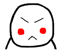 Simple sticker of the Masyumaru-kun sticker #11383921