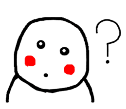 Simple sticker of the Masyumaru-kun sticker #11383927