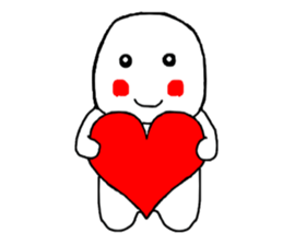 Simple sticker of the Masyumaru-kun sticker #11383928