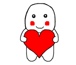 Simple sticker of the Masyumaru-kun sticker #11383928