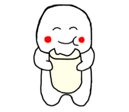 Simple sticker of the Masyumaru-kun sticker #11383931