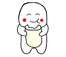 Simple sticker of the Masyumaru-kun sticker #11383931