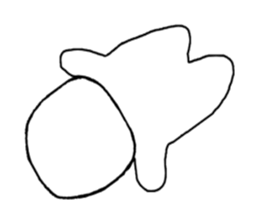 Simple sticker of the Masyumaru-kun sticker #11383935