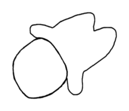 Simple sticker of the Masyumaru-kun sticker #11383935