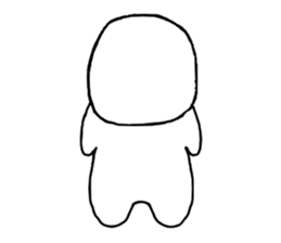 Simple sticker of the Masyumaru-kun sticker #11383940