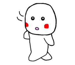 Simple sticker of the Masyumaru-kun sticker #11383941