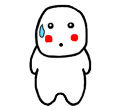 Simple sticker of the Masyumaru-kun sticker #11383942