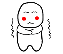 Simple sticker of the Masyumaru-kun sticker #11383943