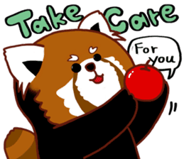 We LOVE Red panda!! sticker #11384169