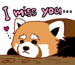 We LOVE Red panda!! sticker #11384175
