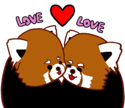 We LOVE Red panda!! sticker #11384183