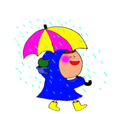 me and the frog.the sixth. sticker #11384332