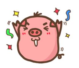potato&pig(couples) sticker #11384404