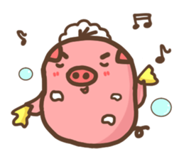 potato&pig(couples) sticker #11384406