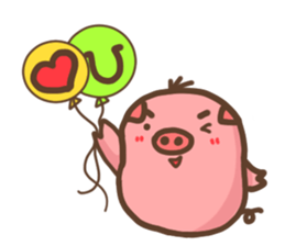 potato&pig(couples) sticker #11384416