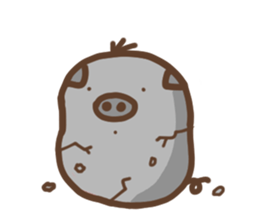 potato&pig(couples) sticker #11384420