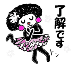 Powerful monkey montechan sticker #11384625