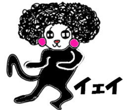 Powerful monkey montechan sticker #11384630