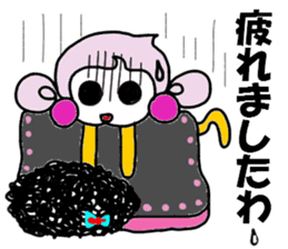 Powerful monkey montechan sticker #11384639