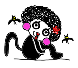 Powerful monkey montechan sticker #11384640