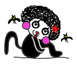 Powerful monkey montechan sticker #11384640