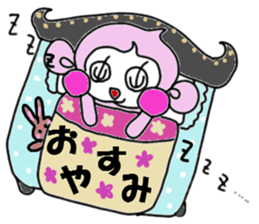 Powerful monkey montechan sticker #11384643