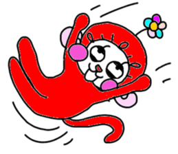 Powerful monkey montechan sticker #11384645