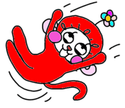 Powerful monkey montechan sticker #11384645