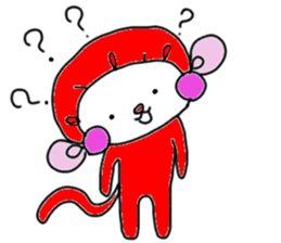 Powerful monkey montechan sticker #11384655