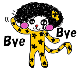 Powerful monkey montechan sticker #11384661