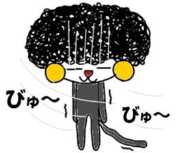 Powerful monkey montechan sticker #11384663