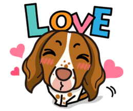 iinu - Britany Spaniel sticker #11384808