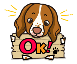 iinu - Britany Spaniel sticker #11384810