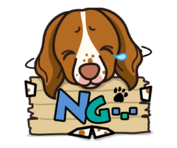 iinu - Britany Spaniel sticker #11384811