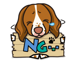 iinu - Britany Spaniel sticker #11384811