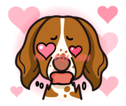 iinu - Britany Spaniel sticker #11384813